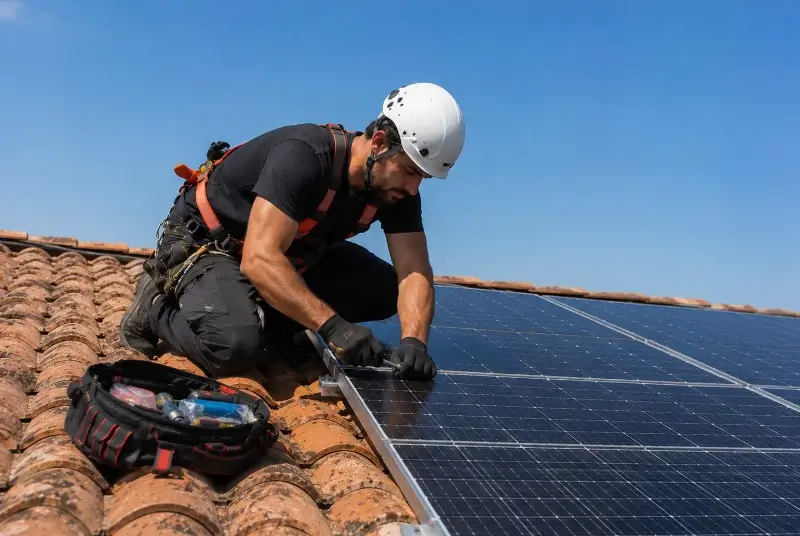 Maintenance et monitoring de panneaux solaires à la Longueville